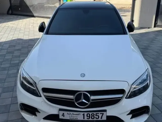 مرسيدس AMG C43 موديل 2019 قمة الفخامة والرياضية والداخلية الحمراء الجميلة من الشركة