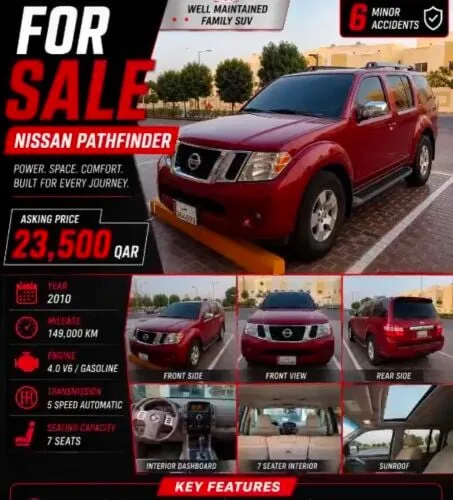 Nissan Pathfinder 2010 — MzadQatar